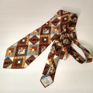 Vintage Silk/ Wool patchwork tie imported from Italy